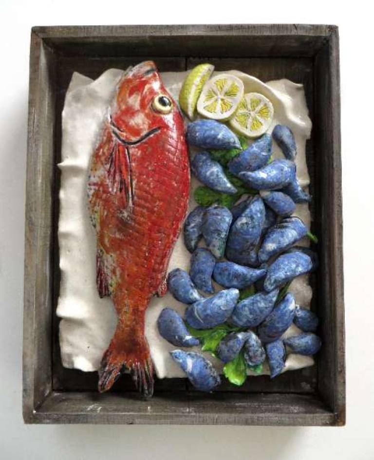 Red Snapper with Mussels - Diana Tonnison