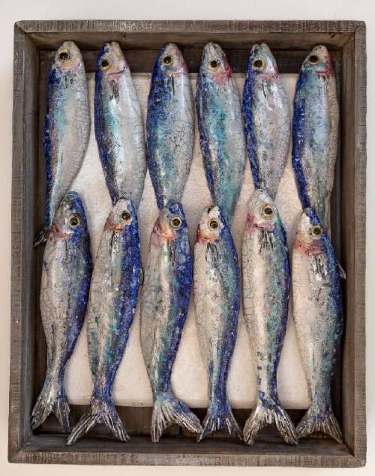 Fish Market Box - Dozen Sardines XIV - Diana Tonnison