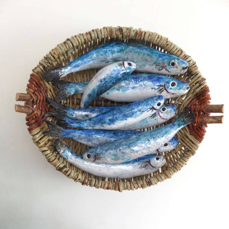Sardines in a Willow Basket - Diana Tonnison
