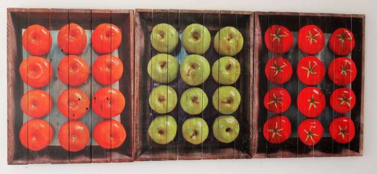 Wood panel  - Dozen Clementines DTW22 - Diana Tonnison