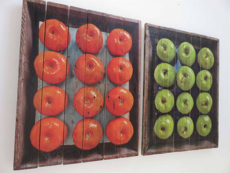 Wood panel  - Dozen Clementines DTW22 - Diana Tonnison