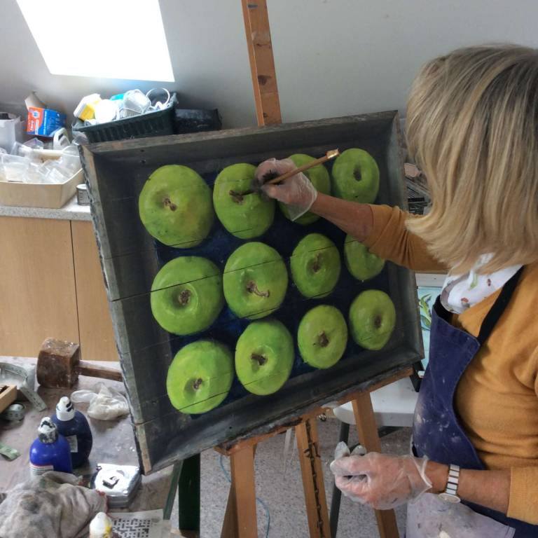 Wood Panel  - Granny Smiths DTW21 - Diana Tonnison