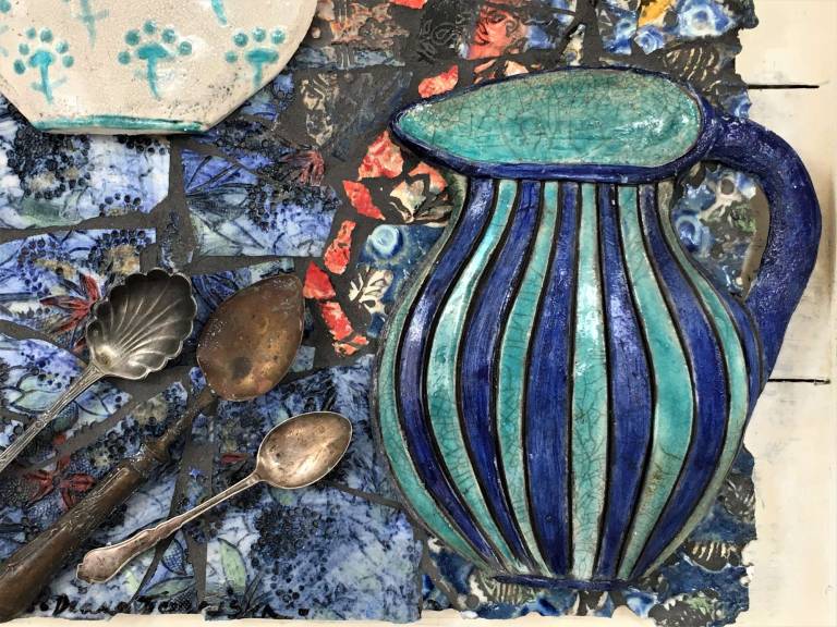 Two Jugs and Vintage spoons - Diana Tonnison