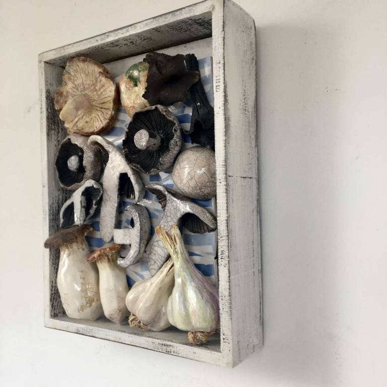 Mushrooms and Garlic Box - Diana Tonnison