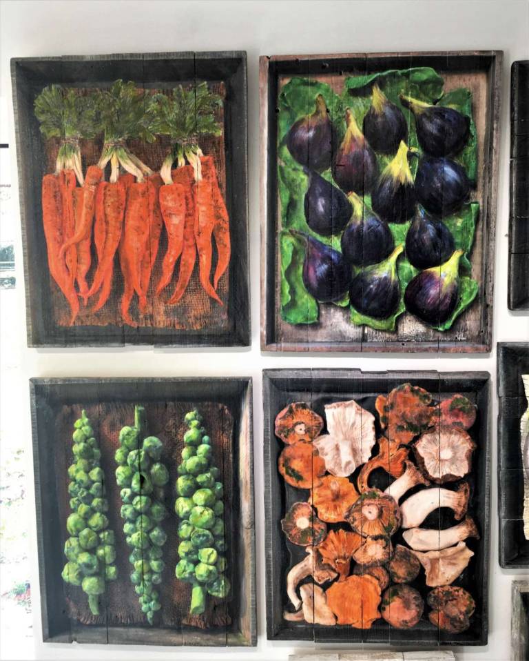 Wood Panel - Carrots DTW32 - Diana Tonnison