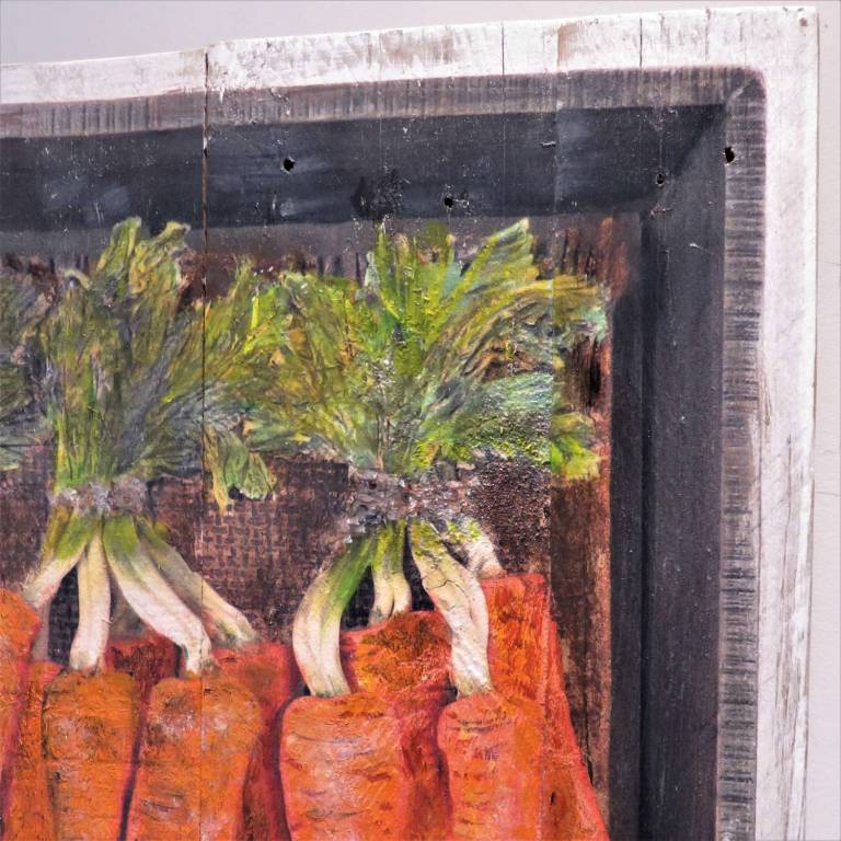 Wood Panel - Carrots DTW32 - Diana Tonnison