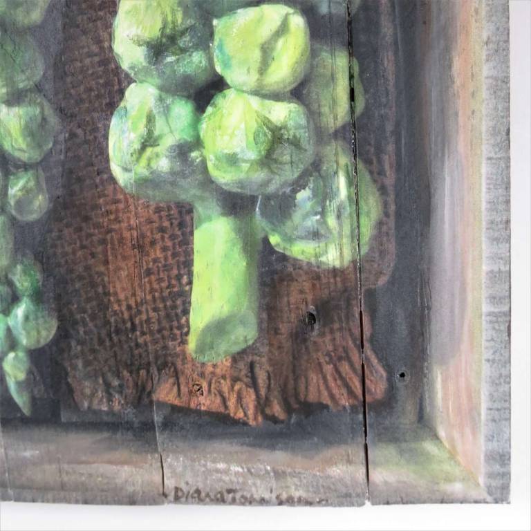 Wood Panel - Brussel Sprouts DTW31 - Diana Tonnison
