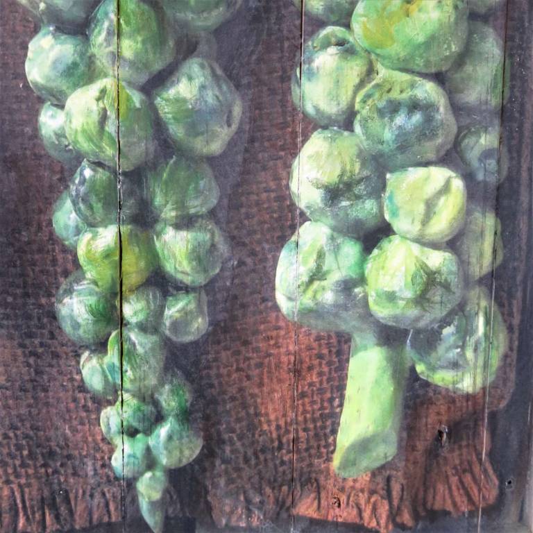 Wood Panel - Brussel Sprouts DTW31 - Diana Tonnison
