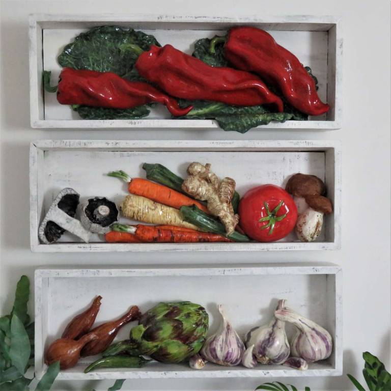 The Pantry - Artichoke and Garlics - Diana Tonnison