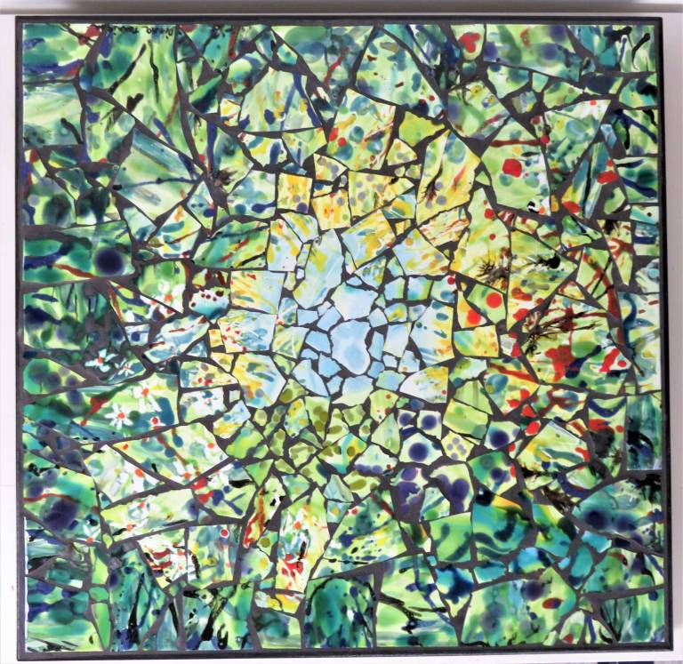 Wildflower Garden,  Mosaic tabletop - Diana Tonnison