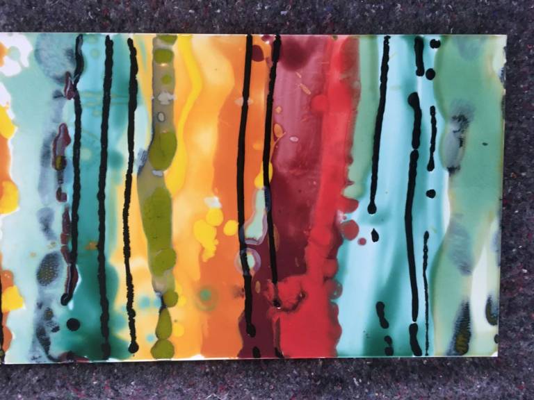 Sunset,  Mosaic tabletop - Diana Tonnison