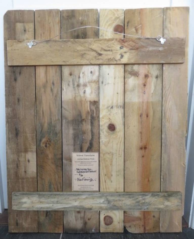 Wood Panel - Five Mackerel I DTW10 - Diana Tonnison
