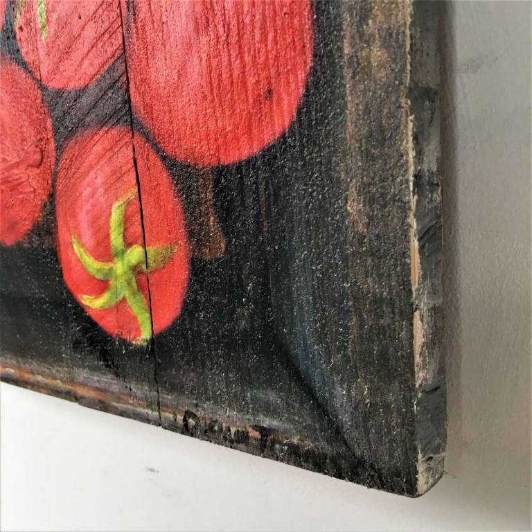 Wood Panel - Tomatoes DTW15 - Diana Tonnison