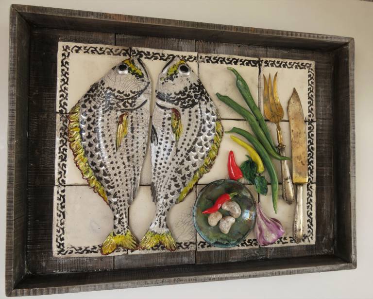 Yellowfin Seabream and Beans - Diana Tonnison