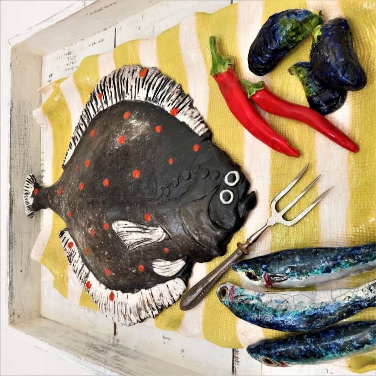 Plaice and Whitebait II - Diana Tonnison