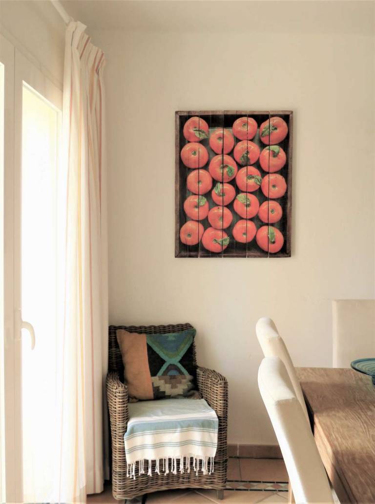Wood panel- Satsumas DTW25 - Diana Tonnison