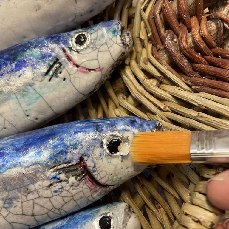 Sardines in a Willow Basket - Diana Tonnison