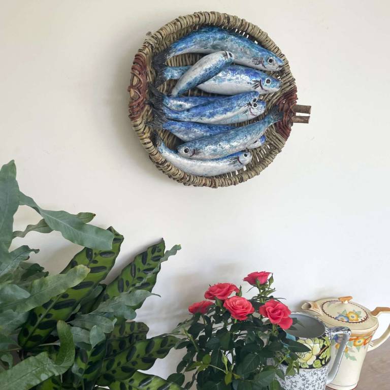 Sardines in a Willow Basket - Diana Tonnison