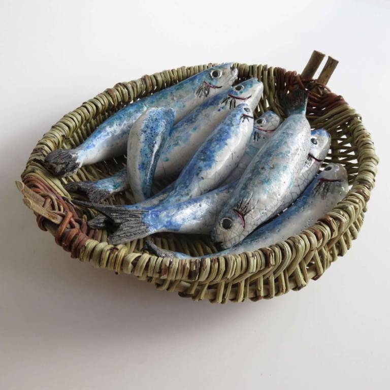 Sardines in a Willow Basket - Diana Tonnison