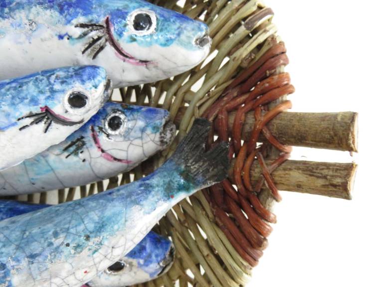 Sardines in a Willow Basket - Diana Tonnison