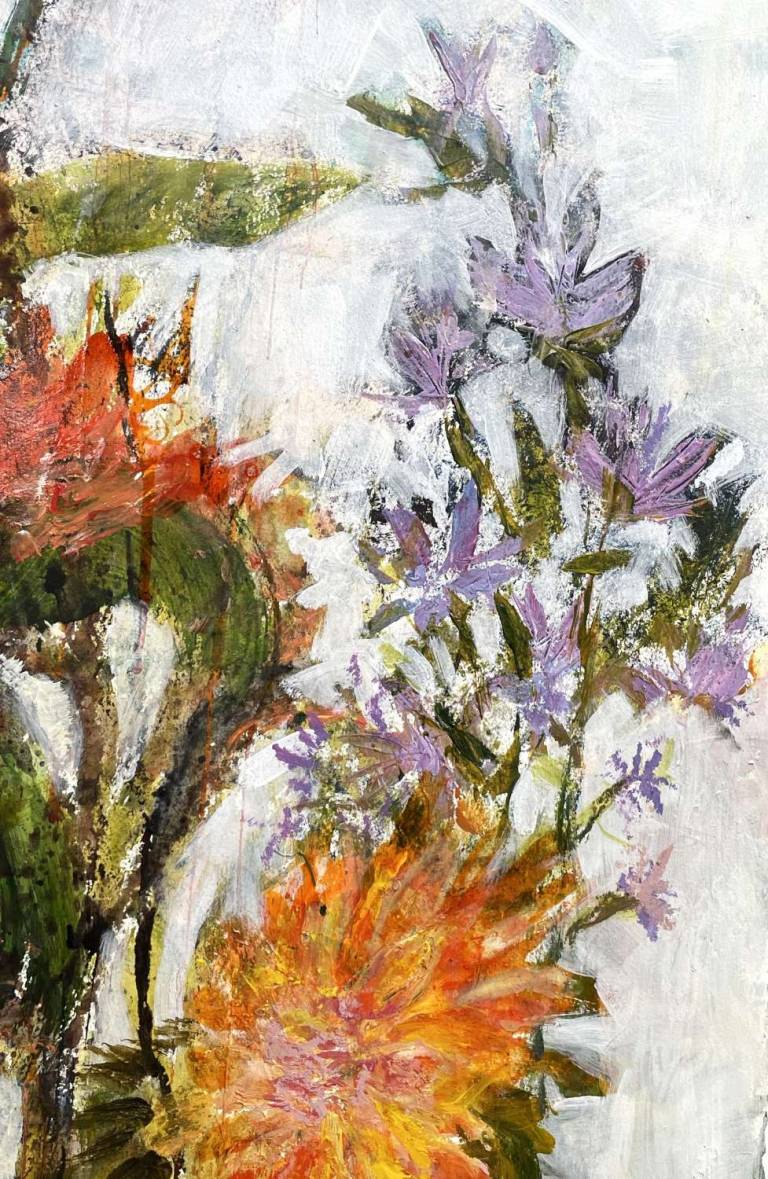 Dahlias and foliage - Floribunda series #1 - Diana Tonnison