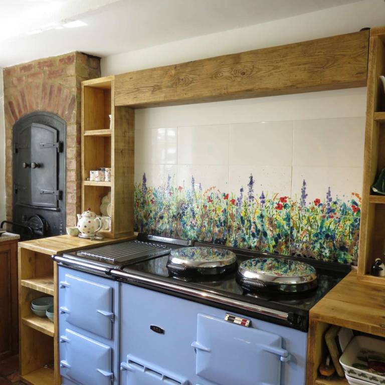 Wildflower Garden Splashback - Diana Tonnison