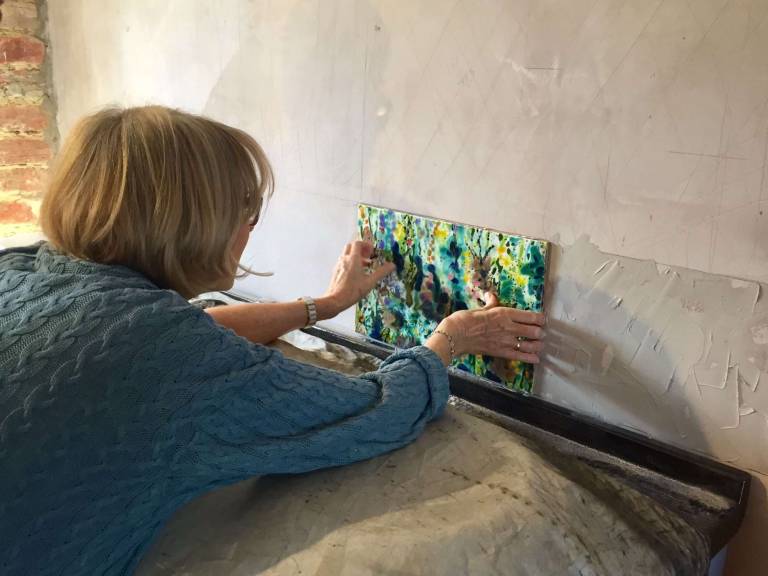 Wildflower Garden Splashback - Diana Tonnison