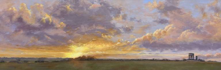 Sunset over Southwold Common - Karen Sarah Johnston Keable