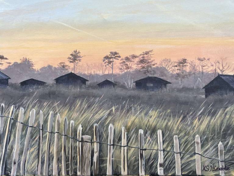 Nestled In Walberswick - Karen Sarah Johnston Keable