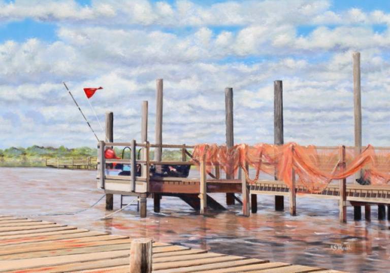 A Celebration Of Colour, Southwold Harbour - Karen Sarah Johnston Keable