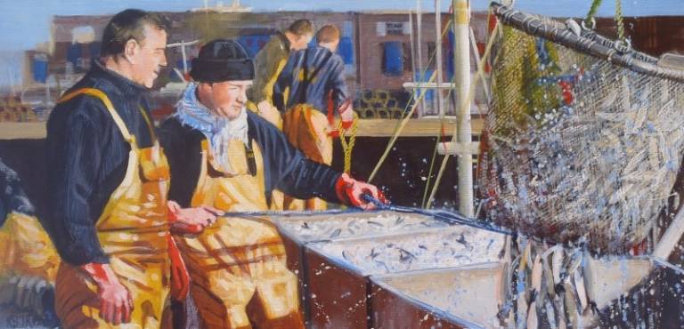 Bringing in the catch - Karen Sarah Johnston Keable