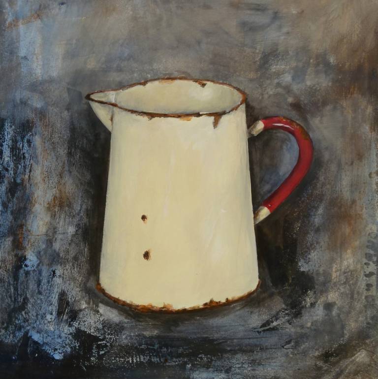 Jug (red handle) - Alexandra Leadbeater