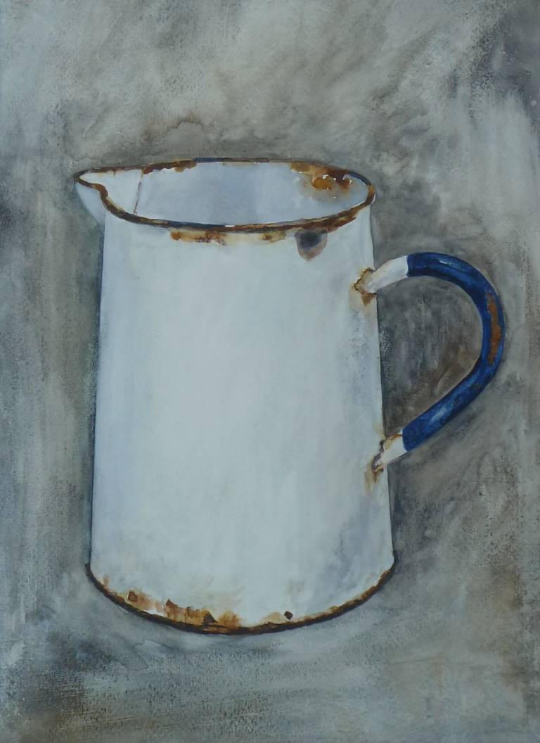 Jug (blue handle) - Alexandra Leadbeater