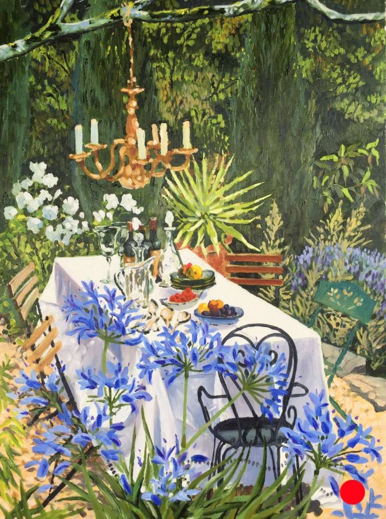 A Garden Table  - Sarah Wimperis