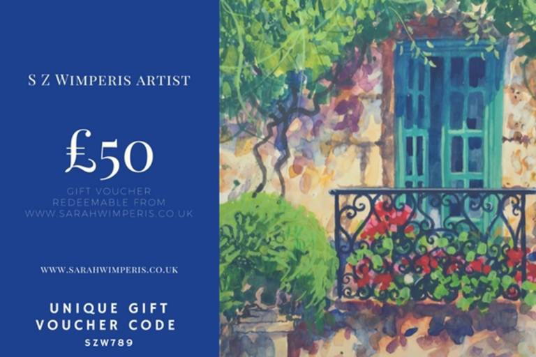£50 Gift Voucher - Sarah Wimperis