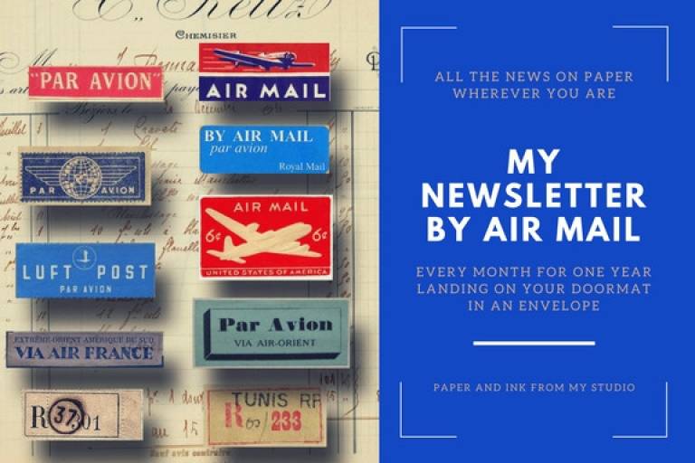 Wimperis Newsletter by Air Mail for one year. - Sarah Wimperis