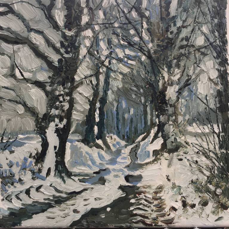A Lane in the Snow - Sarah Wimperis