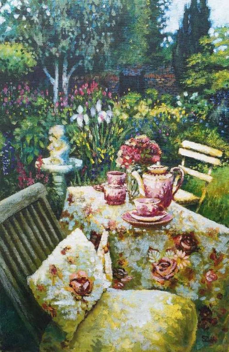 Afternoon Tea in an English Garden - Sarah Wimperis