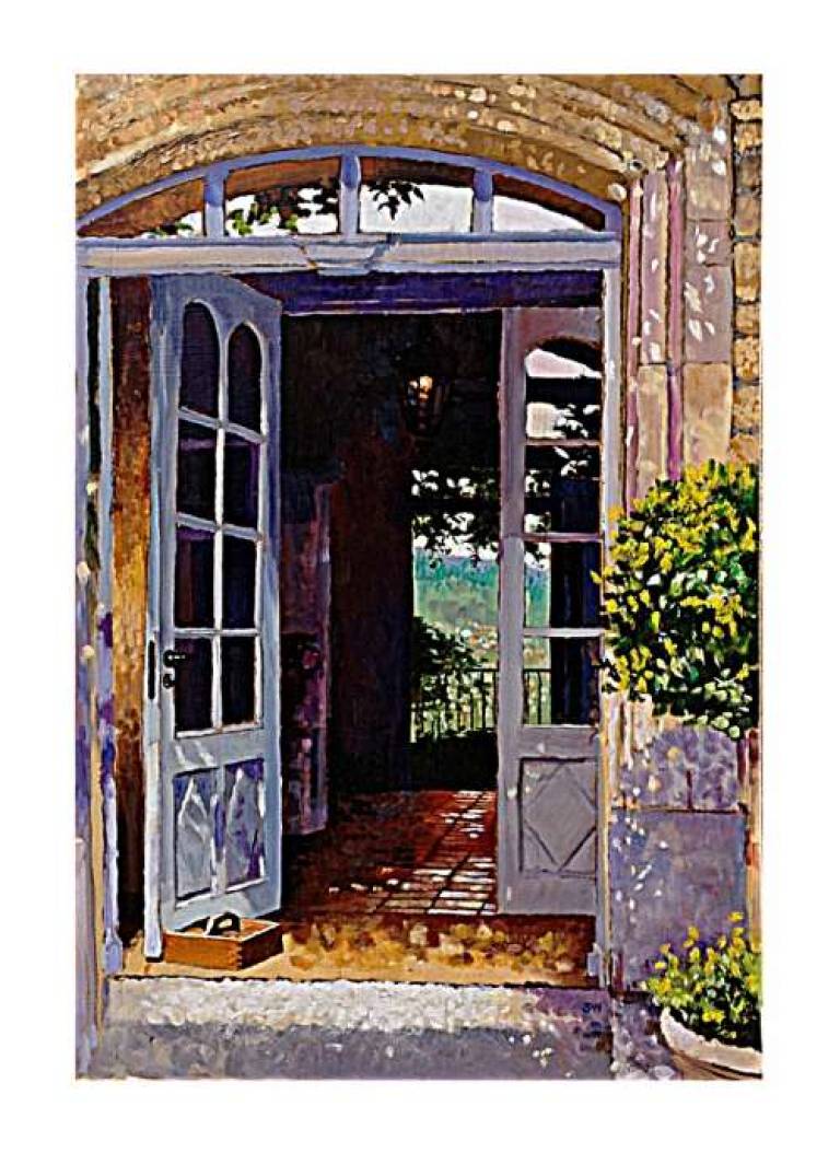 Provencal Doorway Print - Sarah Wimperis