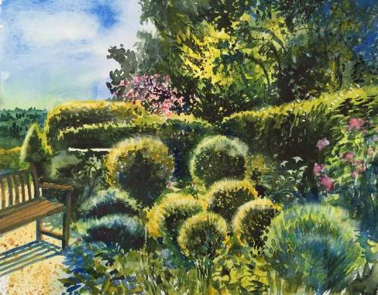 May afternoon in a Cotswold Garden - Sarah Wimperis