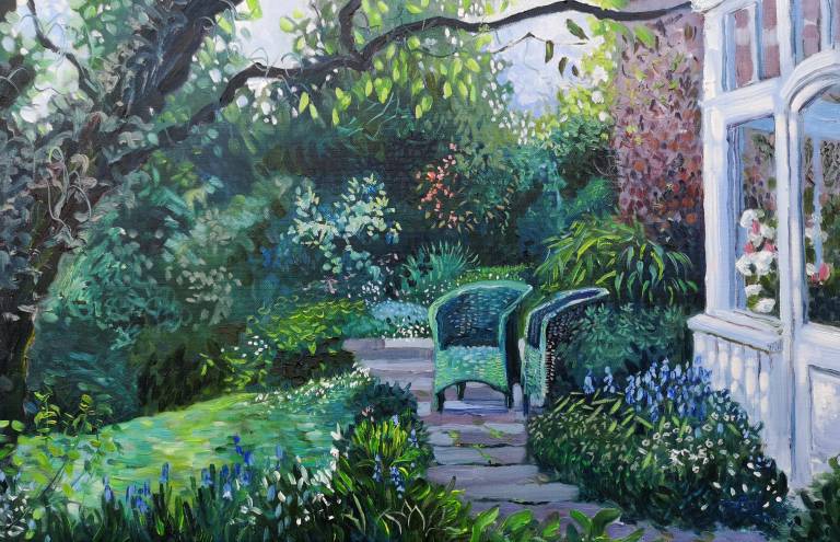 Quiet Evening in a Cornish Garden - Sarah Wimperis