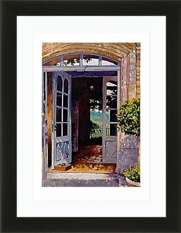 Provencal Doorway Framed Print - Sarah Wimperis