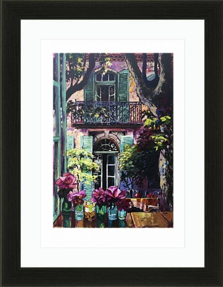 The Terrace Framed Print - Sarah Wimperis