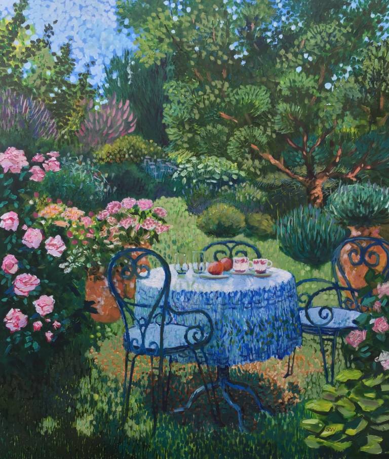 Tea in a Summer Garden - Sarah Wimperis