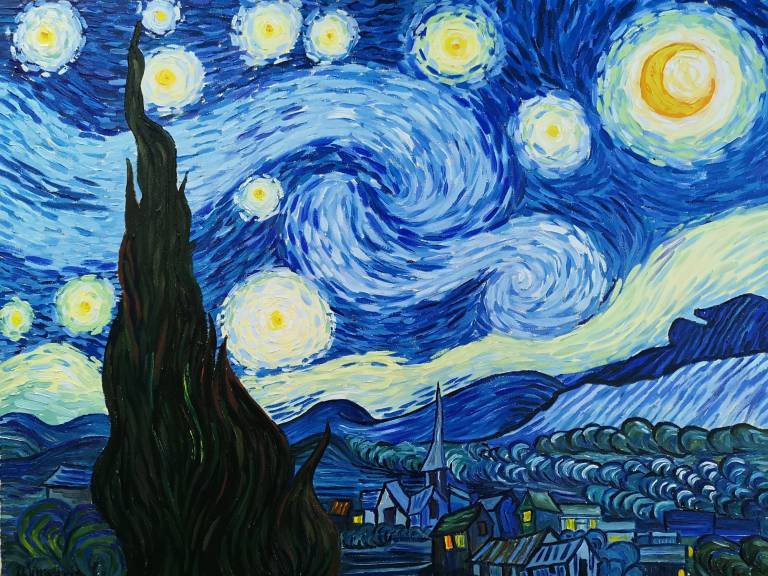 The Starry Night, after Vincent - Sarah Wimperis