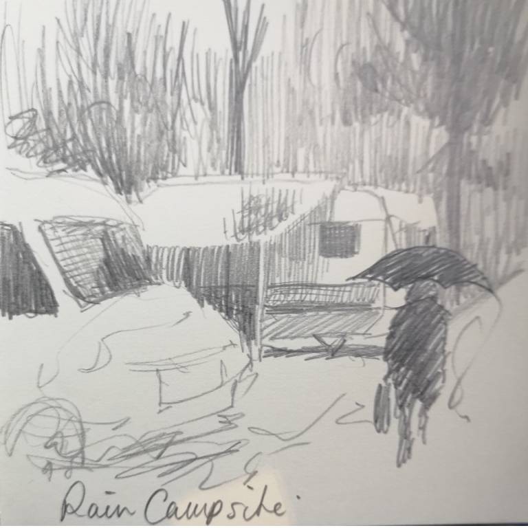 Rain Campsite - Sarah Wimperis