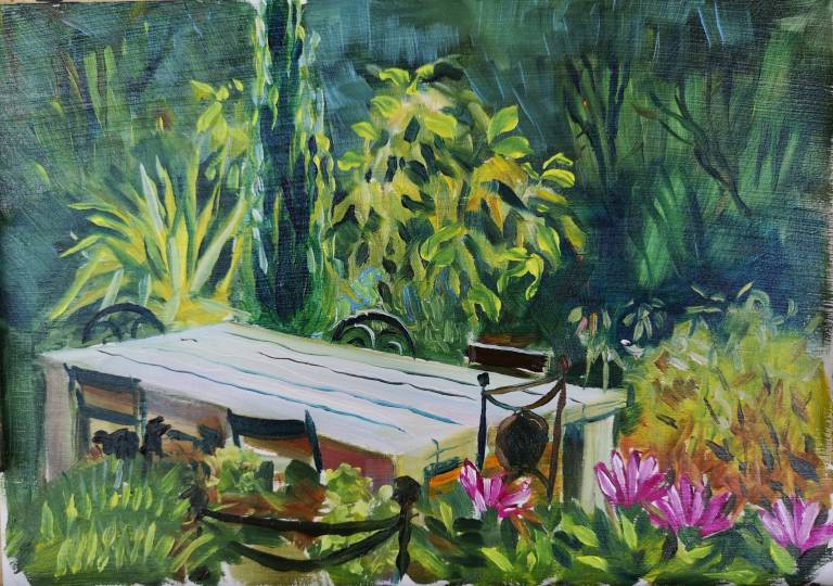 Table in the Garden - Sarah Wimperis