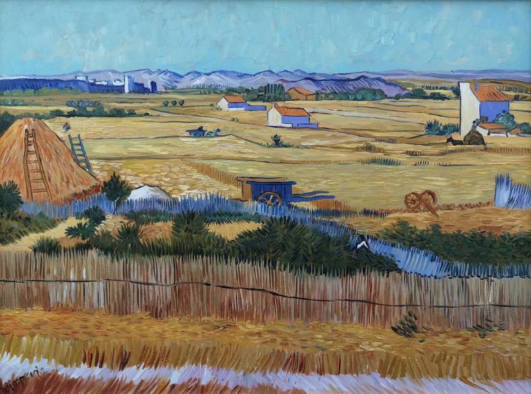 The Harvest, van Gogh Pastiche - Sarah Wimperis