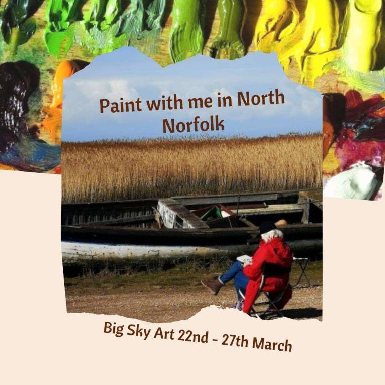 Residential Art Course, North Norfolk 22nd - 27th March 2020 - Sarah Wimperis