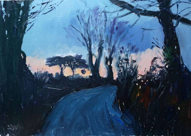 Dawn, on the Lane to the Sea 2nd April 2020 - Sarah Wimperis